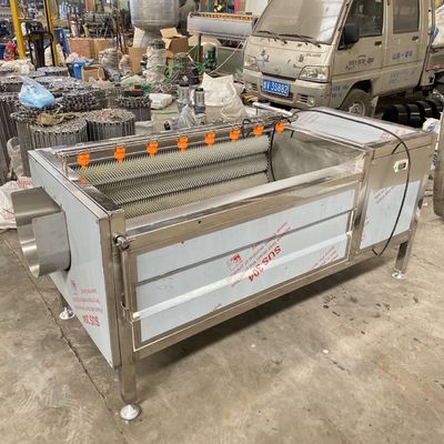 технологическая линия овоща шайбы пузыря слезая машины rolle шерстей моркови 500kg/h и овоща машины чистки плода