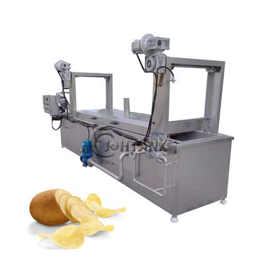 Машина ресторана непрерывная жаря, непрерывный Fryer 1200kg/h для картофельных чипсов