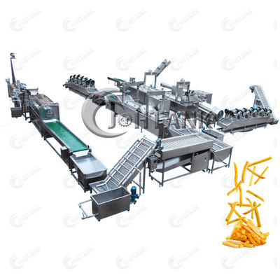 Технологическая линия 2000kg/H картофеля фри естественной закуски замороженная французская