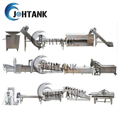 Технологическая линия 2000kg/H картофеля фри естественной закуски замороженная французская