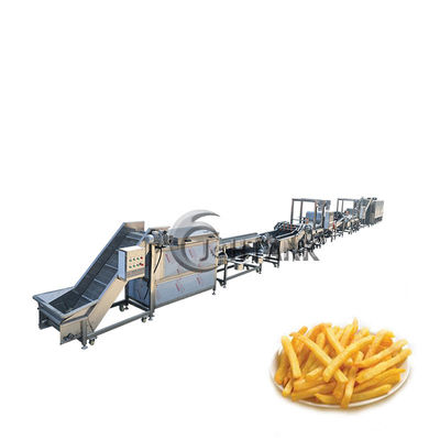 Картофельные чипсы производственной линии картофеля фри CE 2000kg/h замороженные французские делая машину