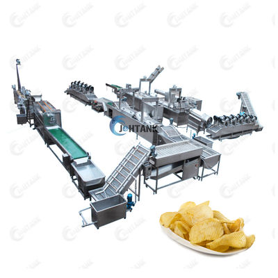Картофельные чипсы производственной линии картофеля фри CE 2000kg/h замороженные французские делая машину