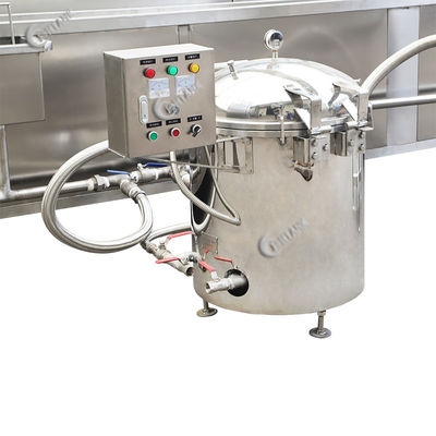 Fryer транспортера коммерчески непрерывный для панированых цыплят 1200kg/h картофельных чипсов
