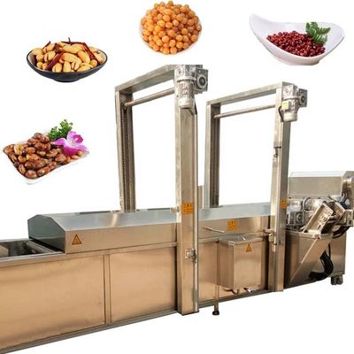 Машина закусок непрерывная жаря для стейка куриной котлеты крыла бройлера зажарила шарики креветки